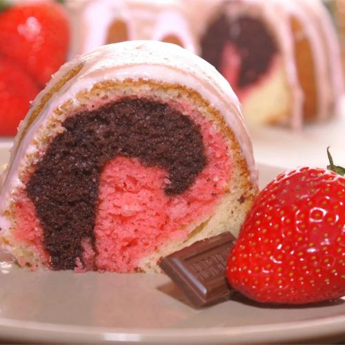 Neapolitan Bundt Cake