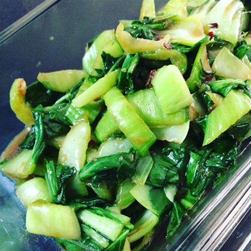 Spicy Bok Choy in Garlic Sauce