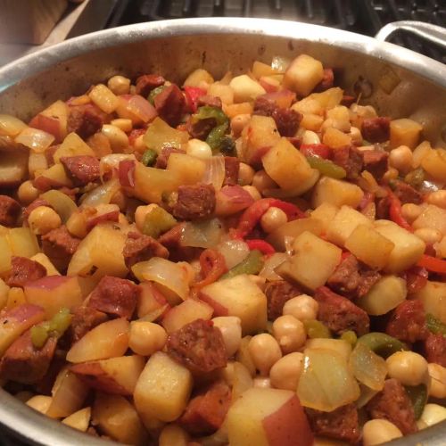 Chickpeas and Chorizo