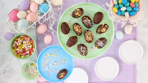 Chocolate Covered Easter Eggs