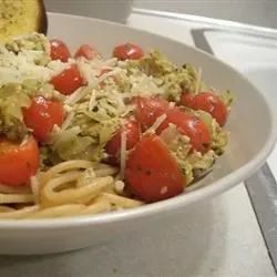 Smoked Salmon Pesto Pasta