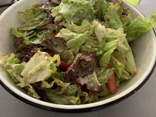 Simple Red Leaf Salad