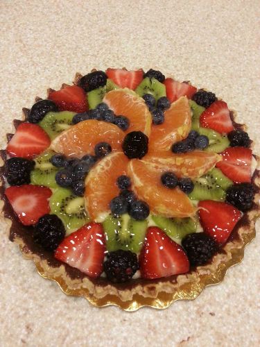 Fresh Fruit Tart with Mascarpone