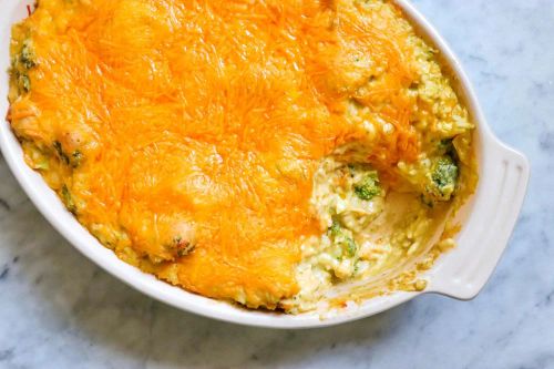 Cheesy Chicken, Broccoli, and Rice Casserole