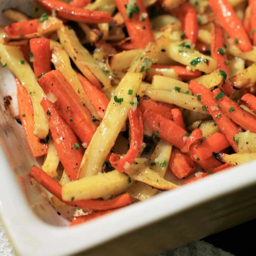 Roasted Parsnips and Carrots