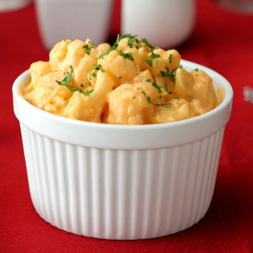 Low-Carb Cauliflower Hot Mac 'N' Cheese