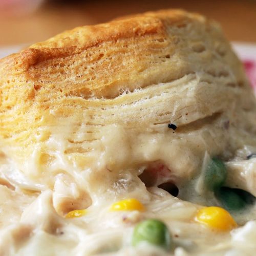 Chicken & Biscuits Bake