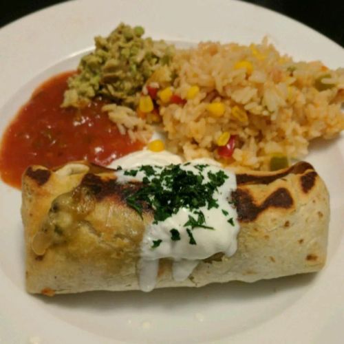 Chicken and Mushroom Chimichangas