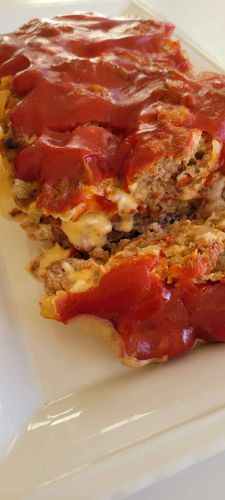 Cheesy Turkey Meatloaf