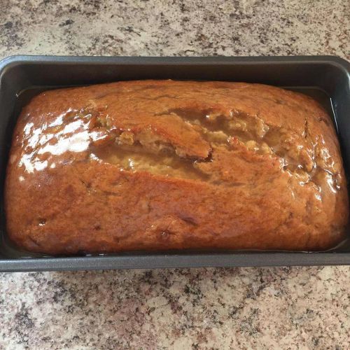 Salted Caramel Banana Bread