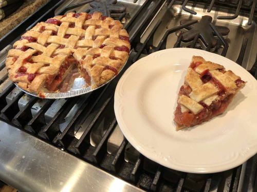 My Own Strawberry Rhubarb Pie