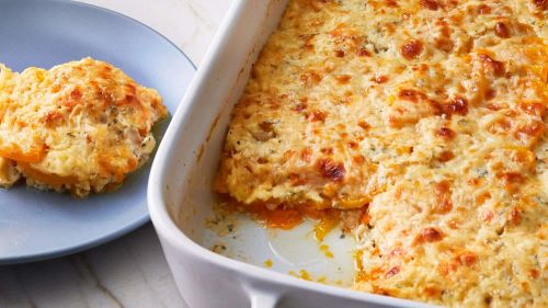 Scalloped Sweet Potatoes and Butternut Squash