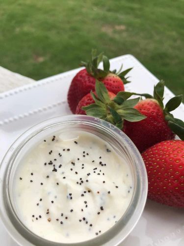 Poppy Seed Fruit Dip