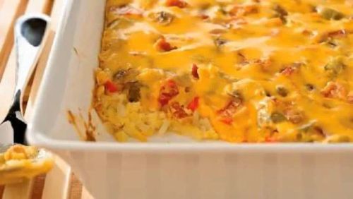 VELVEETA® Cheesy Bacon Brunch Casserole