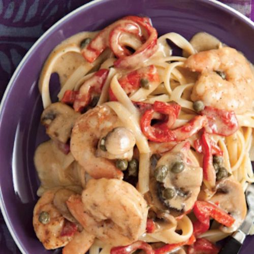 Blackened Shrimp Stroganoff