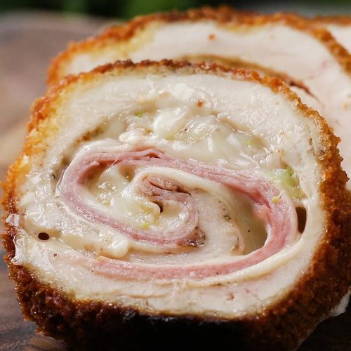 Crispy, Creamy Chicken Cordon Bleu