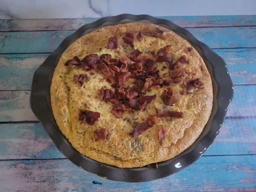 Potato and Bacon Crustless Quiche