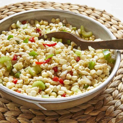 Grilled Corn Off the Cob Salad