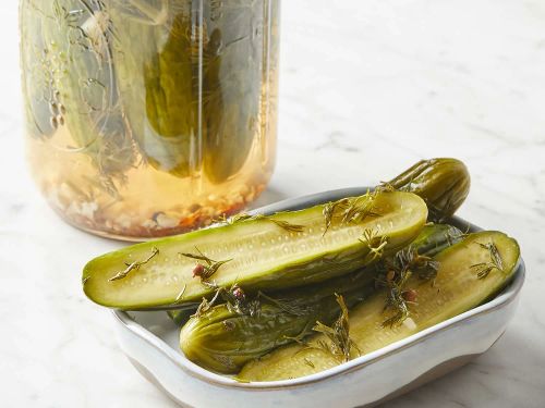 Spicy Refrigerator Dill Pickles