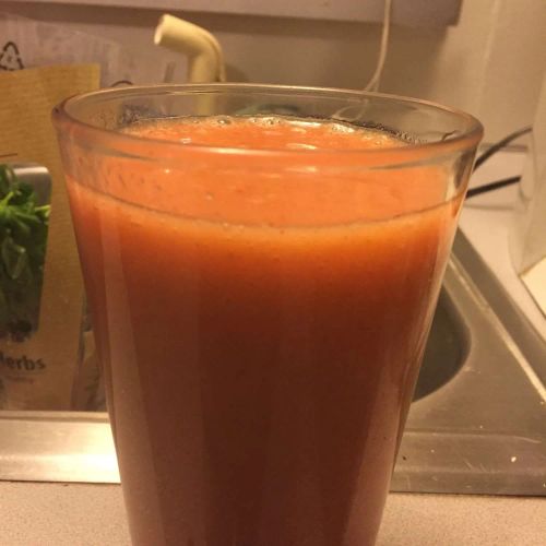 Basil Strawberry Mango Smoothie