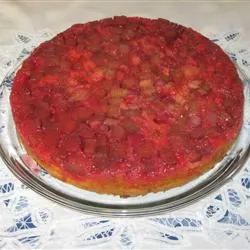 Rhubarb Upside Down Cake III