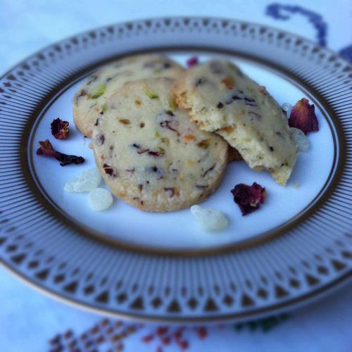 Rose Pistachio Shortbread