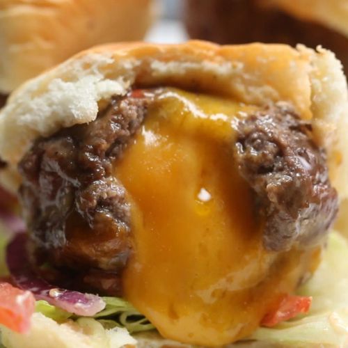 Cheese-Stuffed Burger Bombs