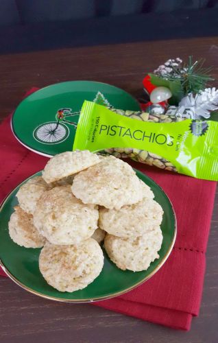 Pistachio and Coconut Cookies