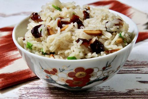 Cranberry and Almond Rice Pilaf