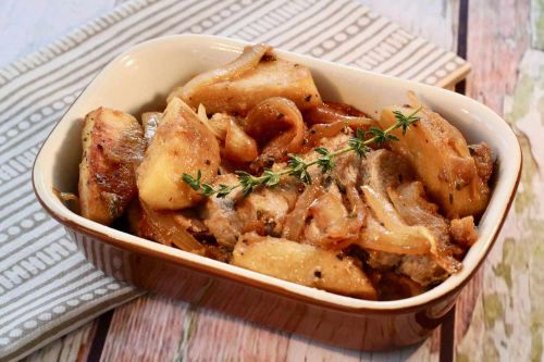 Pork Tenderloin with Apples and Onions