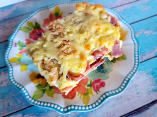 Easy Ham and Cheese Breakfast Casserole