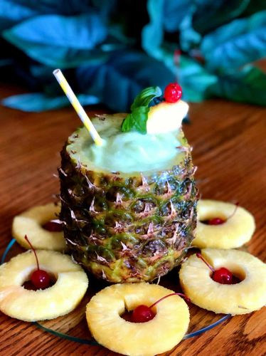 Pineapple-Basil Smoothie