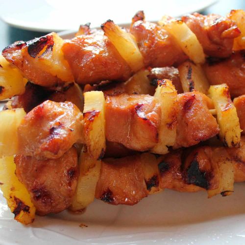 Hawaiian Chicken Kabobs