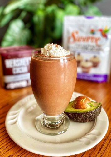 Vegan Chocolate Avocado Shake