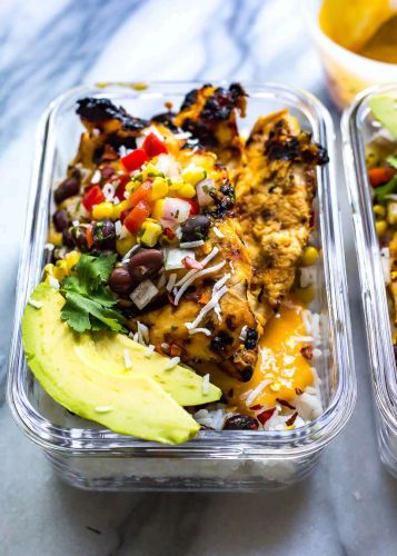 Mango Chicken Meal Prep Bowls