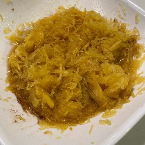 Sweetened Spaghetti Squash