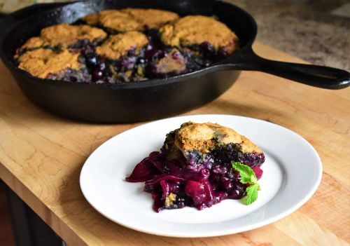 Apple-Blueberry Cobbler