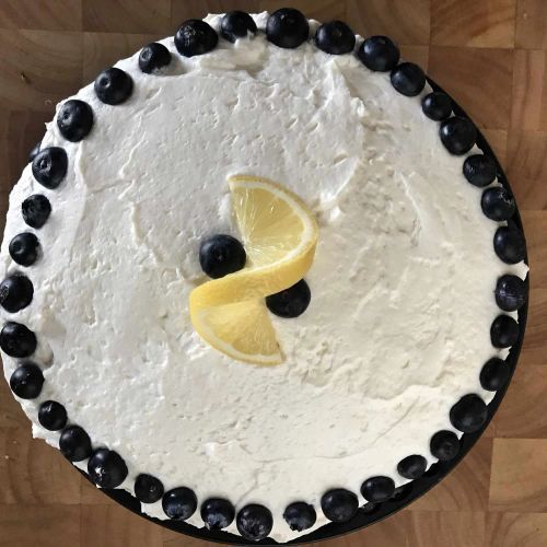 Easy Lemon Blueberry Layer Cake