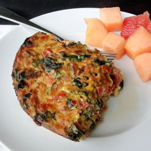 Summer Garden Crustless Quiche