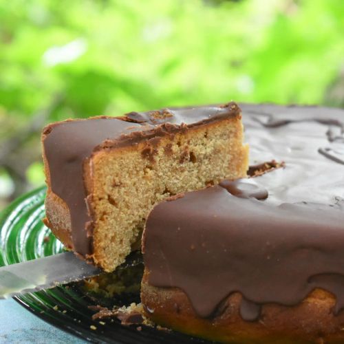 Chocolate-Glazed Honey Cake