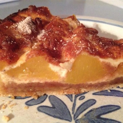 Peach Custard Pie