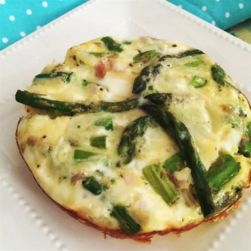 Maple Asparagus Mini Frittatas