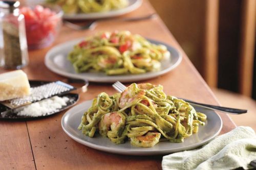 Sweet Pea Pesto Pasta