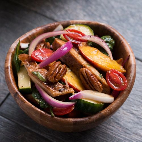 Grilled Peach Summer Salad