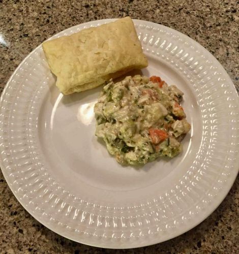 White Fish Pot Pie