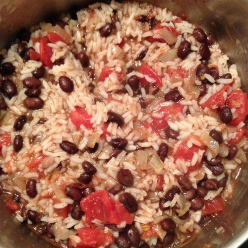 Rice with Black Beans