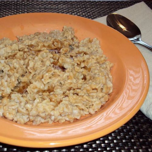 Peanut Butter and Maple Oatmeal