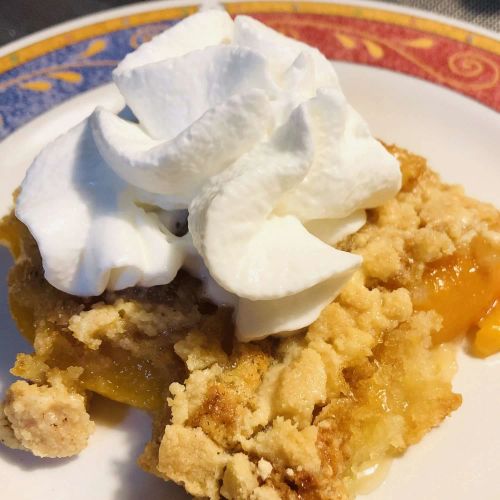 Peach Dump Cake