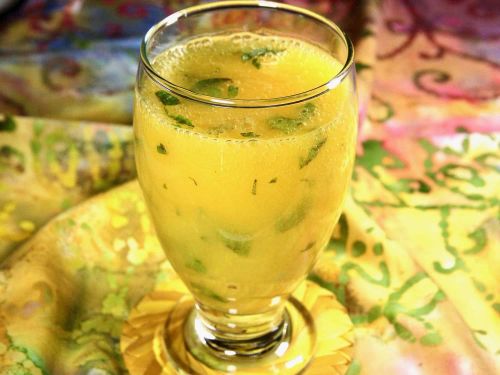 Mango Agua Fresca with Mint