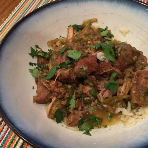 Pork Stew in Green Salsa (Guisado de Puerco con Tomatillos)